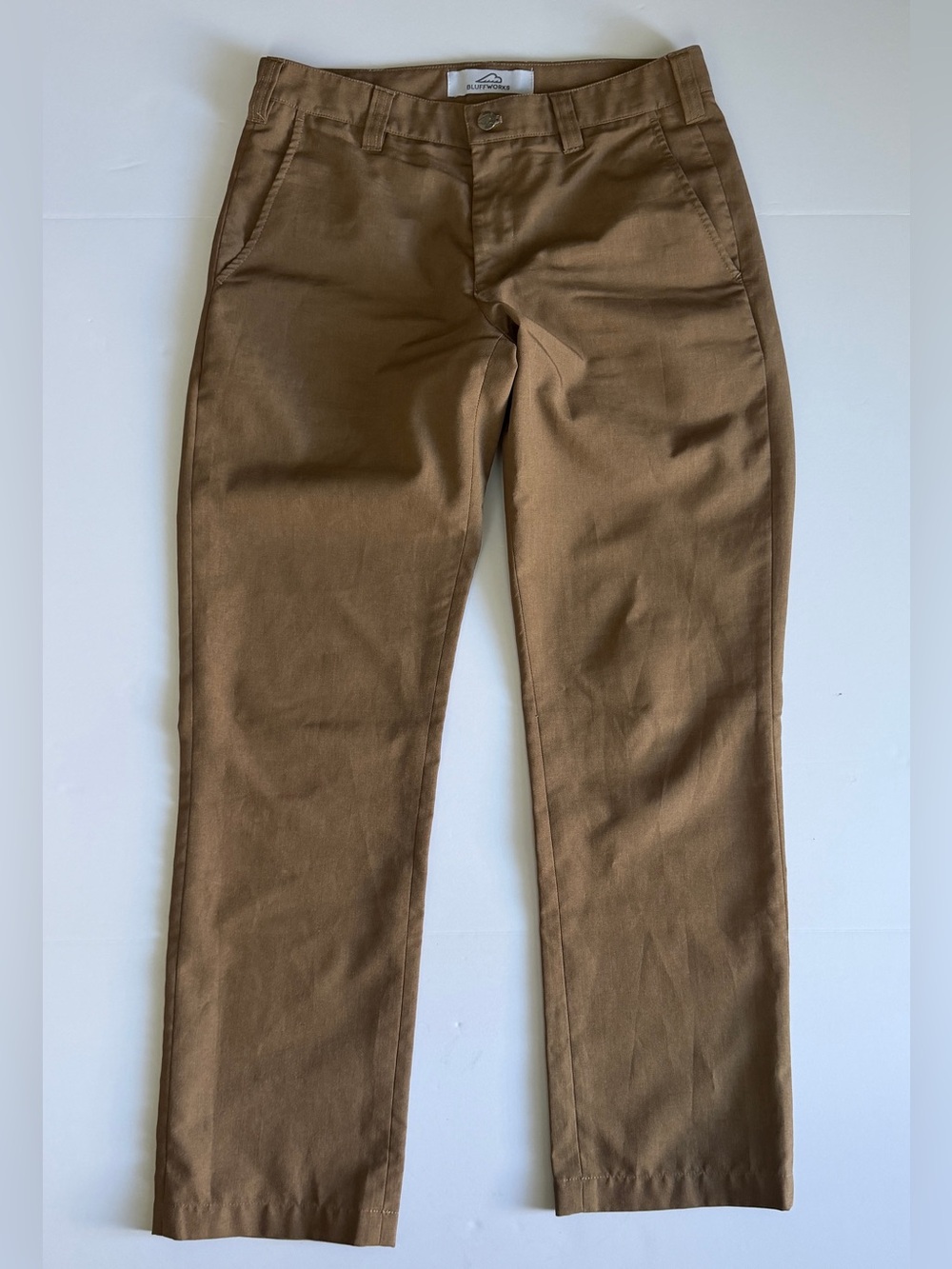 Bluffworks Chino Pants Mens 30x30 Brown Trousers NYC